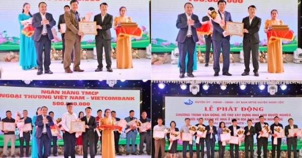 Nghệ An: Hơn 11,5 tỷ đồng đăng ký hỗ trợ xây dựng nhà cho người nghèo ở Nghi Lộc