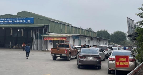 Điểm tên 16 trung tâm đăng kiểm xe cơ giới đang hoạt động tại Hà Nội