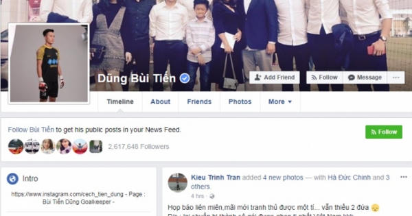 Thủ thành Bùi Tiến Dũng trở thành "hiện tượng" trên MXH Thủ thành Bùi Tiến Dũng trở thành "hiện tượng" trên MXH