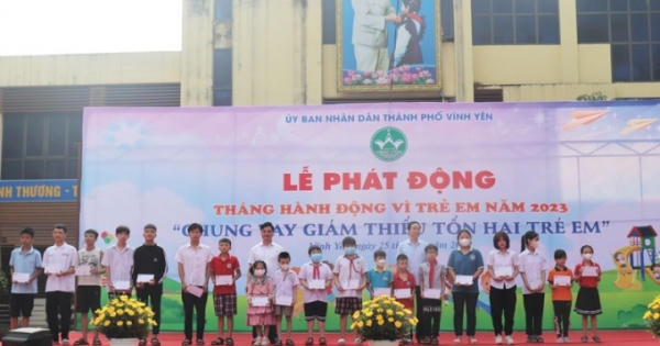 “Chung tay giảm thiểu tổn hại trẻ em”