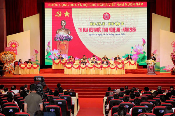 166 đại biểu ưu tú tham dự Đại hội thi đua yêu nước tỉnh Nghệ An năm 2025