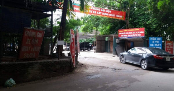 Bãi xe không phép ngõ 106 Hoàng Quốc Việt vì sao "tồn tại" không bị xử lý