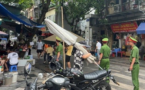 Tăng cường đảm bảo trật tự đô thị các tuyến phố cổ
