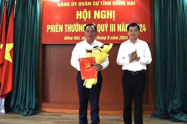 Chủ tịch UBND tỉnh Đồng Nai tham gia Ban Chấp hành Đảng bộ Quân sự tỉnh