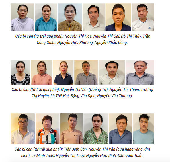 Khởi tố hàng loạt bị can liên quan đến vụ vận chuyển 3 tấn vàng, trị giá gần 5 nghìn tỷ đồng
