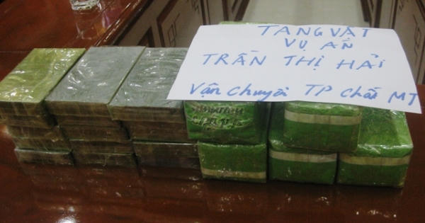 Thanh Hóa: Bắt 15 bánh heroin, 5kg ma túy đá vận chuyển trên xe khách