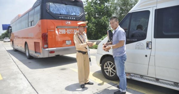 Hôm nay bắt đầu tổng kiểm soát xe vi phạm giao thông trên toàn quốc