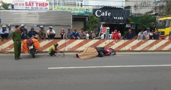 Cặp vợ chồng người Mỹ gặp nạn dưới bánh xe ben