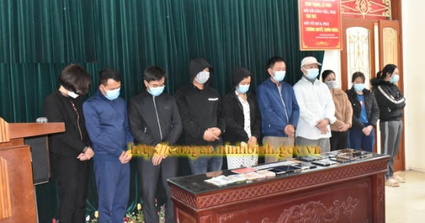 Triệt phá đường dây đánh bạc sử dụng công nghệ cao với số tiền "khủng"