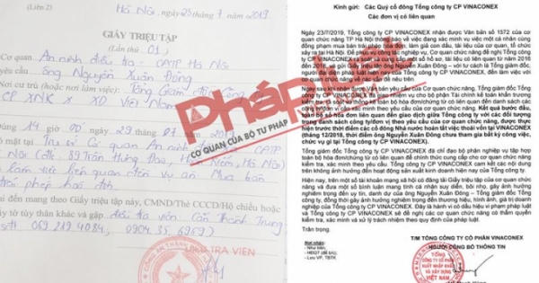 Vinaconex vội vàng thanh minh cho Tổng giám đốc Nguyễn Xuân Đông?