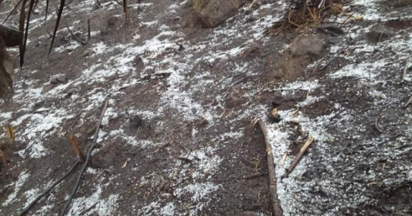 Xuất hiện mưa đá tại huyện biên giới Kỳ Sơn