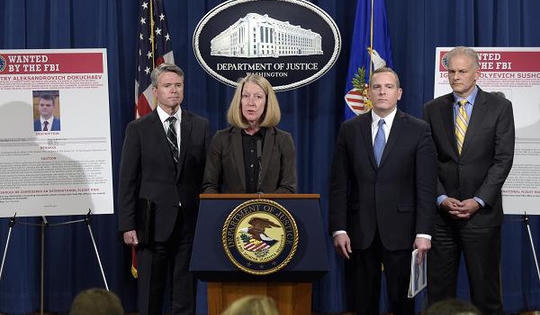 Mỹ buộc tội điệp viên Nga lấy cắp dữ liệu Yahoo Mỹ buộc tội điệp viên Nga lấy cắp dữ liệu Yahoo