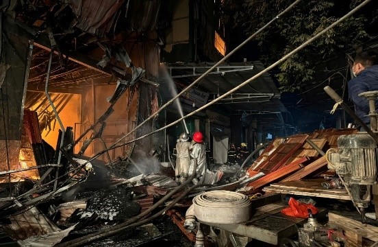 Công an Hà Nội thông tin về vụ cháy xưởng gỗ ở Thạch Thất