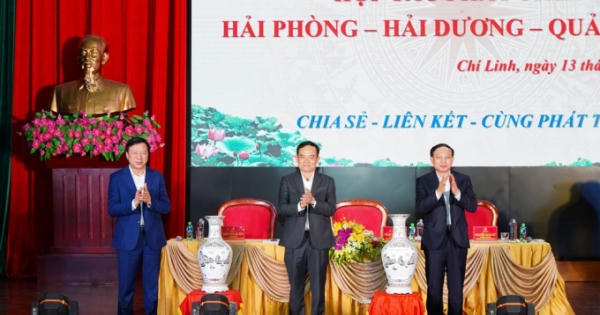 Quảng Ninh - Hải Phòng - Hải Dương chia sẻ, liên kết, cùng phát triển Quảng Ninh - Hải Phòng - Hải Dương chia sẻ, liên kết, cùng phát triển