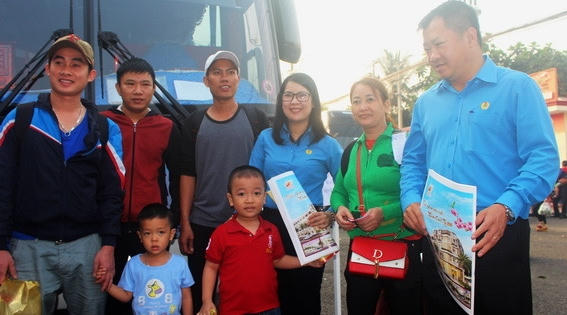 Đồng Nai đưa 10 ngàn đoàn viên, người lao động về quê đón Tết