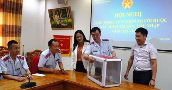 Hà Tĩnh: Lựa chọn ngẫu nhiên xác minh tài sản, thu nhập 5 cán bộ đợt 1 năm 2023