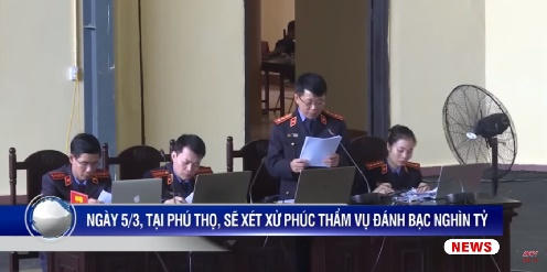 Tin nhanh: Mở phiên tòa xét xử phúc thẩm vụ đánh bạc nghìn tỷ
