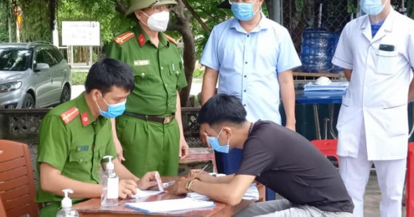 Nghệ An: Phạt 6 người dân khai báo thiếu trung thực