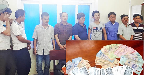 Hà Tĩnh: Khởi tố 10 đối tượng đánh bạc sát phạt nhau giữa ban ngày