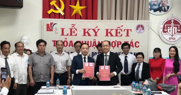 Học viện Tư pháp và Đoàn Luật sư tỉnh Đồng Nai ký kết Thỏa thuận hợp tác