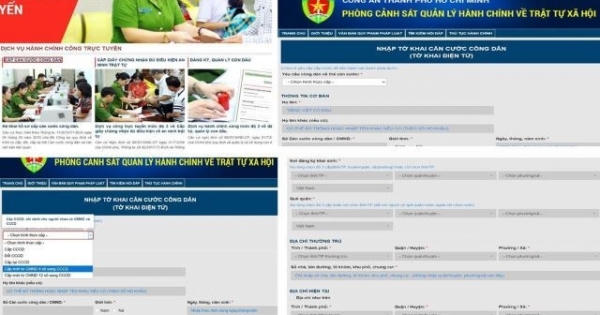 9 bước đăng ký làm Căn cước công dân gắn chíp online