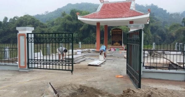 Di tích lịch sử cách mạng Phiêng Chì vừa khánh thành đã hư hỏng nặng