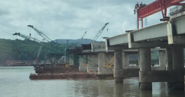 Quảng Ninh: Tìm thấy thi thể công nhân thi công cầu ngã xuống sông sau 2 ngày mất tích