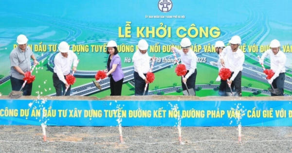 Khởi công đường 3.200 tỷ giảm tải cho Pháp Vân - Cầu Giẽ
