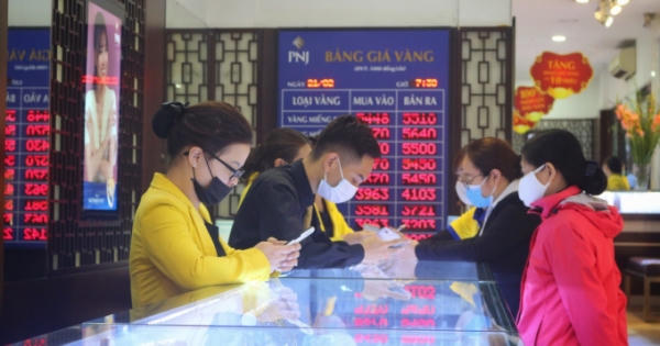 Giá vàng hôm nay 22/2: Giá vàng đi xuống sau ngày Thần tài