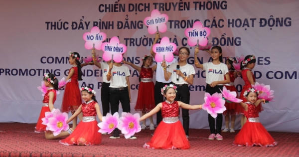 Nam Đàn (Nghệ An): Trường THCS Kim Liên tổ chức hoạt động truyền thông về bình đẳng giới trong nhà trường