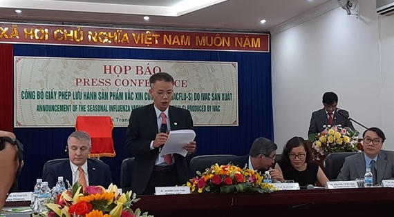 Công bố lưu hành 2 vacxin cúm sản xuất trong nước