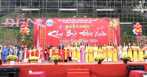 Thành phố Lào Cai tổ chức Ngày hội Khai bút đầu Xuân 2024 Thành phố Lào Cai tổ chức Ngày hội Khai bút đầu Xuân 2024