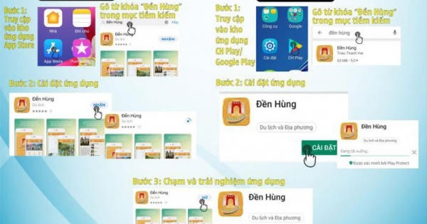 Hành hương về đất Tổ thuận tiện với ứng dụng du lịch thông minh Đền Hùng