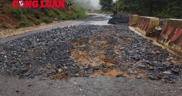 Nghi án nhà thầu Đông Hải “rút ruột” tại tuyến đường Cán Cấu – Lù Dì Sán?