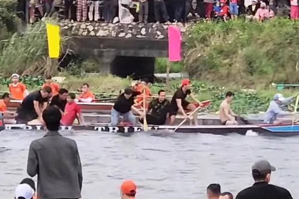 Lật ghe đua trên sông Trường Giang, một vận động viên không qua khỏi