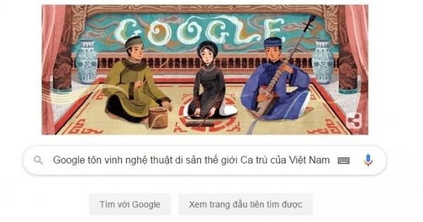 Google tôn vinh nghệ thuật di sản thế giới Ca trù của Việt Nam