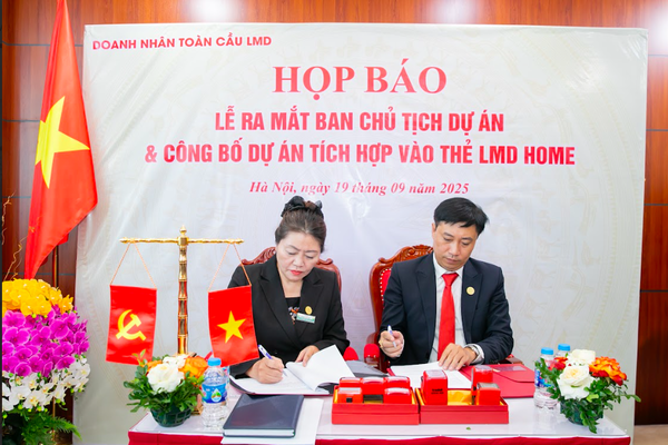 Lễ ký kết 12 dự án của Tổ chức kết nối Doanh nhân Toàn cầu LMD: Tạo sức mạnh tổng hợp để thúc đẩy sản xuất – kinh doanh