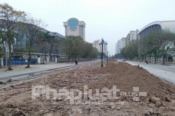 Dự án cống hóa tuyến mương Nguyễn Cơ Thạch đang dần hoàn thiện, hạ tầng giao thông vẫn "oằn mình"