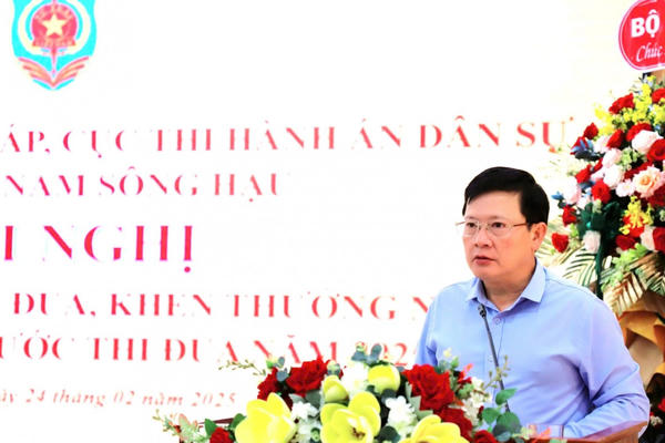 Tổng kết công tác thi đua khen thưởng năm 2024 Cụm thi đua Khối cơ quan Tư pháp các tỉnh Nam sông Hậu Tổng kết công tác thi đua khen thưởng năm 2024 Cụm thi đua Khối cơ quan Tư pháp các tỉnh Nam sông Hậu