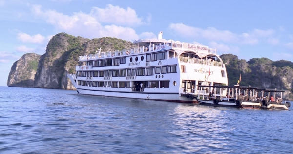 Phát hiện tàu du lịch 5 sao vi phạm trên vịnh Hạ Long