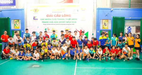 Khởi tranh giải cầu lông thanh, thiếu niên AHA Sport tại tỉnh Bình Thuận