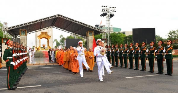 Nghênh rước chân linh anh hùng liệt sỹ về di tích lịch sử văn hóa quốc gia
