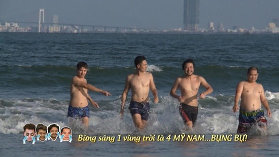 Bố ơi tập 31: 4 mỹ nam khoe body… bụng bự