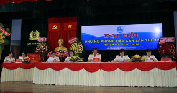 An Giang: Đại hội Hội Phụ nữ cơ sở phòng Hậu cần Công an nhiệm kỳ 2021 - 2026