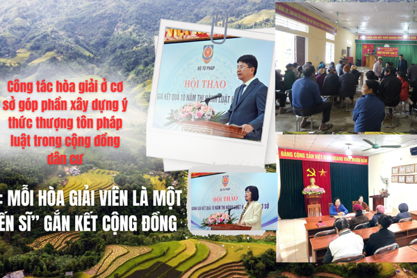 Bài 1: Mỗi hoà giải viên là một “chiến sĩ” trên mặt trận gắn kết cộng đồng