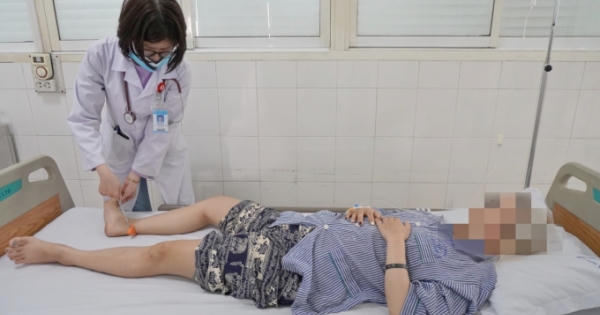 6 tháng hút bóng cười, cô gái 20 tuổi không đi lại được