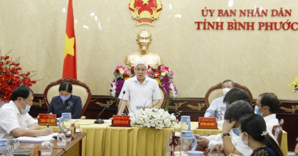 Bình Phước quyết tâm thực hiện mục tiêu chống dịch Covid-19 và phát triển kinh tế - xã hội Bình Phước quyết tâm thực hiện mục tiêu chống dịch Covid-19 và phát triển kinh tế - xã hội