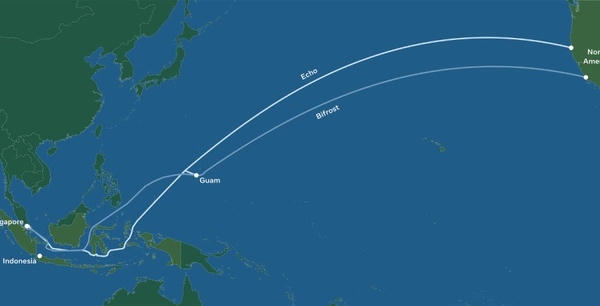 Facebook, Google xây dựng cáp quang Internet nối Đông Nam Á với Mỹ