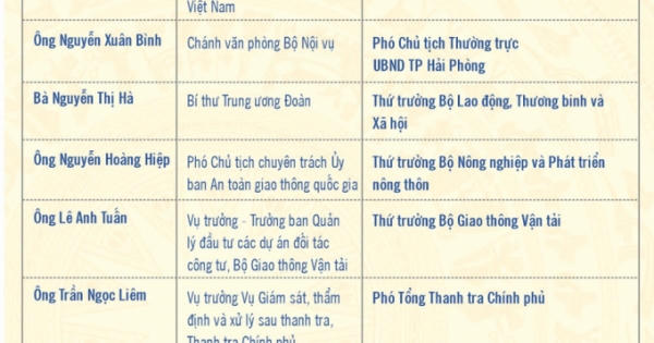 Infographic: 44 cán bộ Trung ương luân chuyển về địa phương giờ ra sao?
