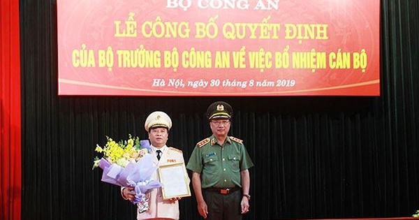 Bổ nhiệm tân Cục trưởng Cục An ninh kinh tế, Bộ Công an